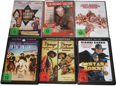 7 Western DVD Sammlung. Die Furchtlosen, Django, Der Mann vom Fluss, Colorado Sa
