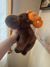 Ty Beanie Buddies CHOCOLATE the Moose 12" Beanbag Plush Stuffed Toy