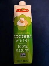 Cocoking 100% Natural Coconut Water - 33.8 Fl Oz, 1L 🥥
