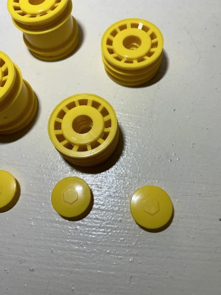 Rc Vintage Car Thunder Tiger PANDA RACING PANDAMONIUM Nos Wheel Set Rare HTF - Image 2 of 4