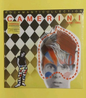 ALBERTO CAMERINI ROCKMANTIC SAMMLUNG VINYLALBUM LP GELB/BLAU Nummer SALED