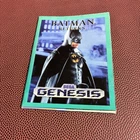 Batman Returns Sega Genesis 1992 Manual Fold Out Sonic 2 Hedgehog Poster