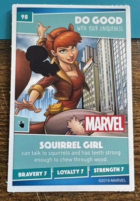 #ad #ad Squirrel Girl #98 Disney Heroes 2019 Sainsburys Thermal Trading Card Marvel $6.99