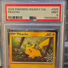 The Pokemon Company Pokemon TCG Pikachu Holiday Calendar 025/165 Holo PSA 9