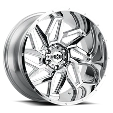 Vision Off-Road Wheels 361 20x10 -25 Chrome 8x165.1 8x6.5 (QTY 1) 361-20081C-25
