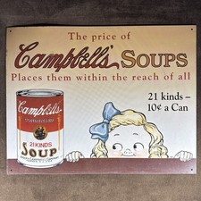 Campbells Soups 10c a Can 2001 Made In USA