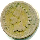 1860 INDIAN HEAD CENT / PENNY !!  Copper Nickel