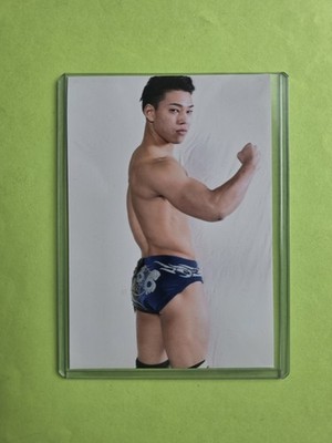 Koju Takeda Pro Wrestling Photograph 3.5×5'' Portrait 666 Pheromones DDT BJW