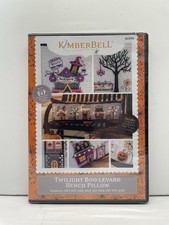Kimberbell Twilight Boo-levard Bench Pillow KD594 Machine Embroidery CD NEW