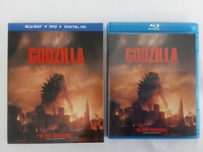Legendary Godzilla 2014 Movie bluray blu-ray DVD w/ slipcase