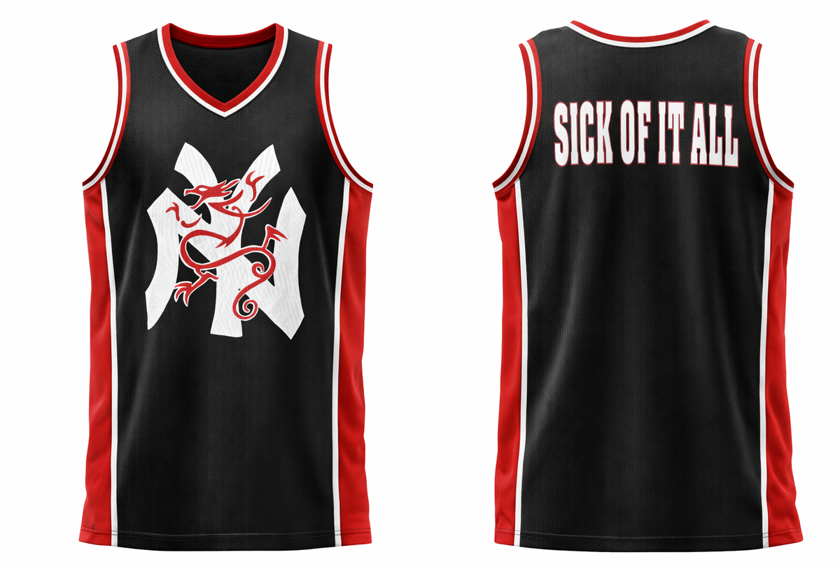 HOT NEW Sick Of It All BASKETBALL Jersey All sizes XZ1438 | eBay
