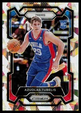 2023-24 Panini Prizm Ice Prizm #283 Azuolas Tubelis