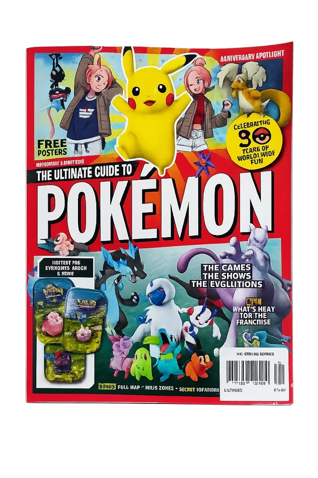 ULTIMATE GUIDE to POKEMON SC MAGAZINE 2026 w POSTERS & MAP ANNIVERSARY SPOTLIGHT - Image 1 of 1
