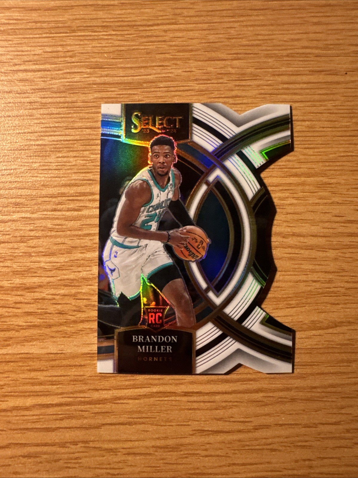 2023 Panini Select #80 Brandon Miller RC Die Cut White Prizm /149 🔥  Hornets