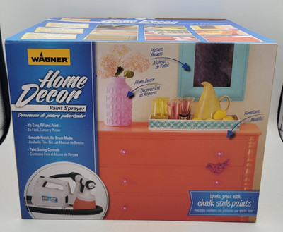 Wagner Home Decor Paint Sprayer Open Box Unused Complete Chalk Paint