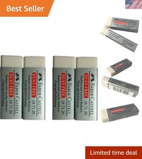 Extra Soft 4-Pack Vinyl Erasers for Smooth Art, School  Office Use - 2.4  