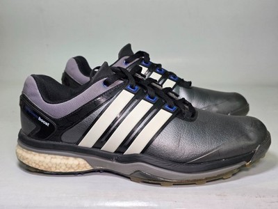Adidas Adipower Boost Men's Golf Shoes Size 11.5 UK 11 Gray White Lace Up Q44623
