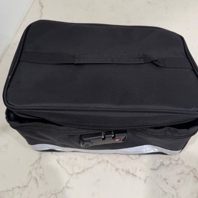 Locking bag Storage Bag with TSA Combination Lock and Adjustable Dividers