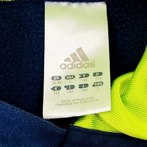 Adidas Hooded Sweatshirt Youth Size L Blue Basketball Graphic Division 303 - Picture 4 of 10