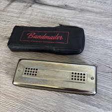 Vintage Bandmaster Harmonica KEY C G  Case Made In Germany Democratic Republic