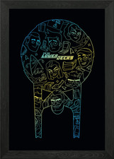 Warp 10 Framed Wall Art Poster Canvas Print Picture