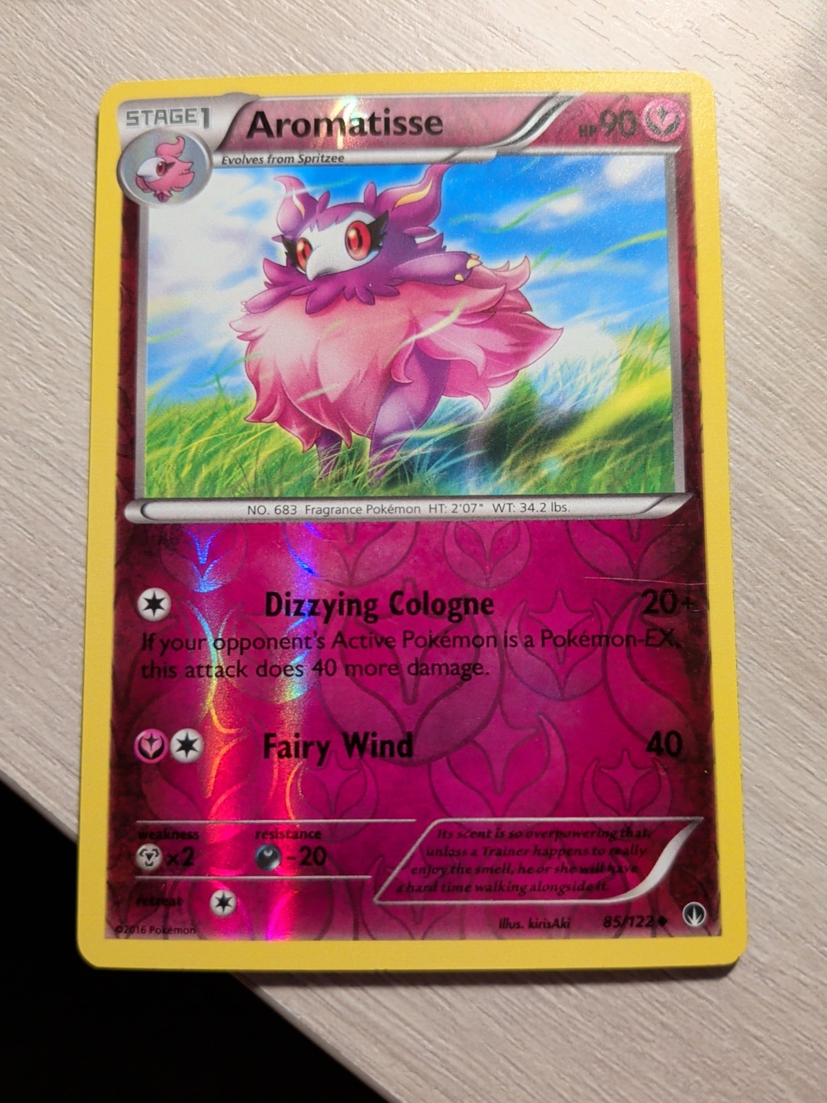 Aromatisse 85/122 Pokemon TCG: Breakpoint Reverse Holo LP