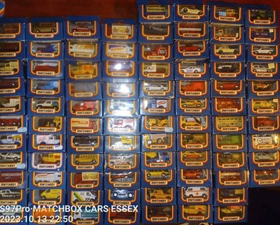 Restposten 90 Matchbox Autos, LKW, echt, massive Boxen, original Matchbox Serie 