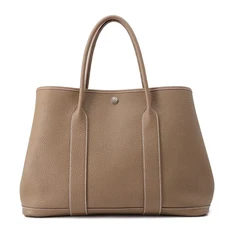 HERMES Garden Party Size PM Negonda Leather Etoupe