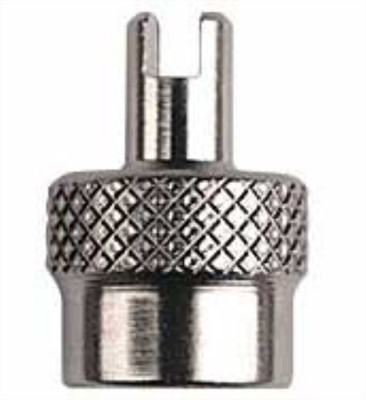 Weldtite Tools: Schrader Key Metal Valve Caps - Card of 4- -NONE
