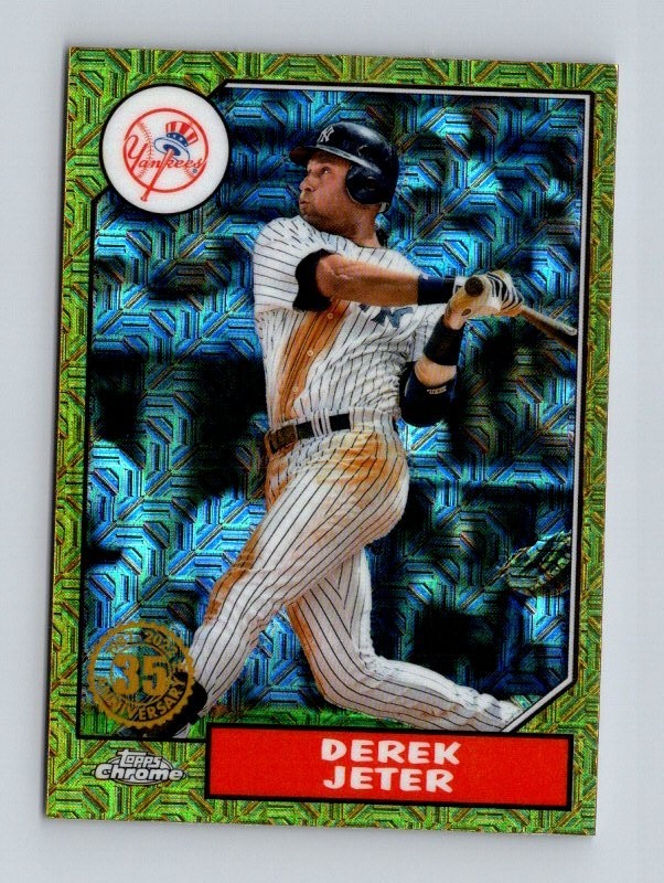 78849 2022 Topps '87  Silver Pack Chrome Series 2 #T87C264 Derek Jeter YANKEES