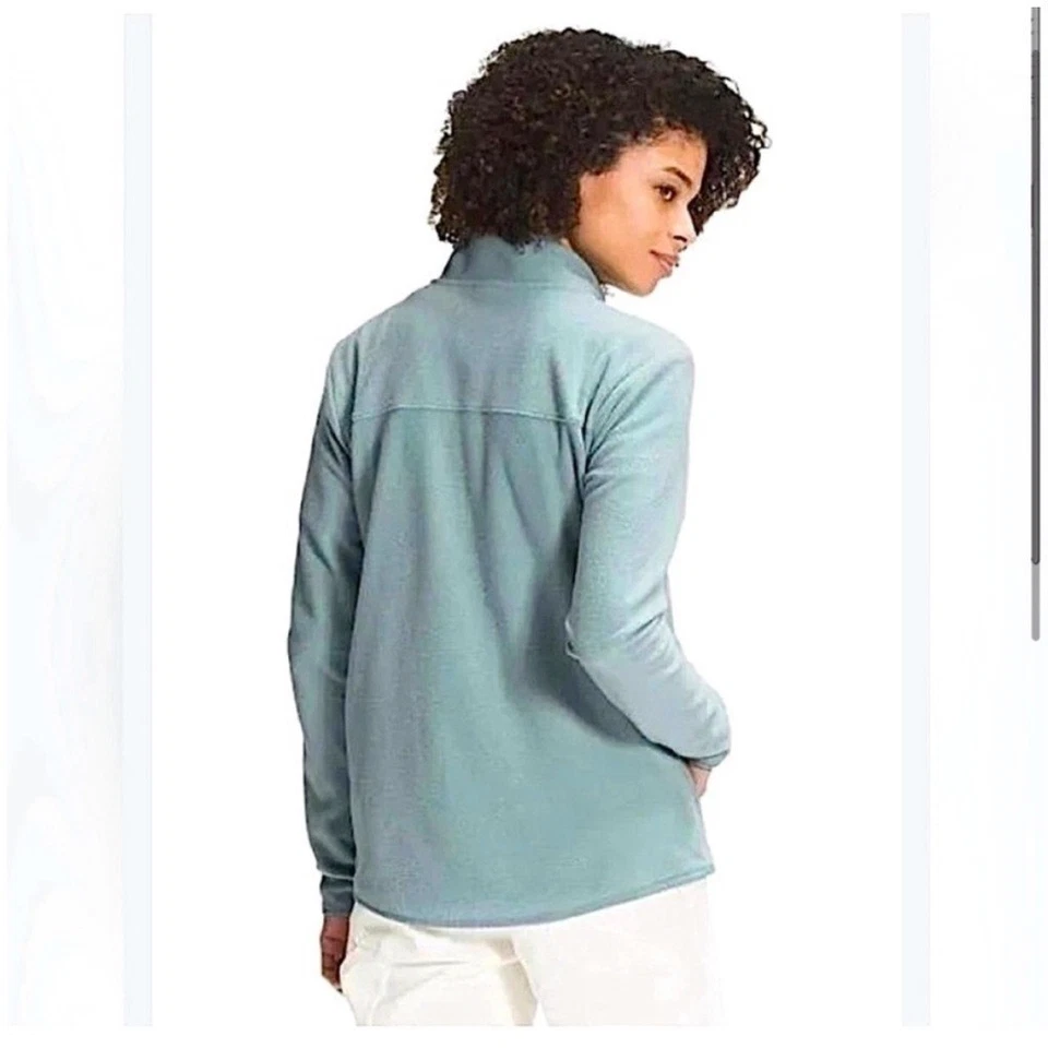 The North Face TKA Glacier Women's Fleece Vest Jacket, Silver Green, Size S/P - Image 2 of 4