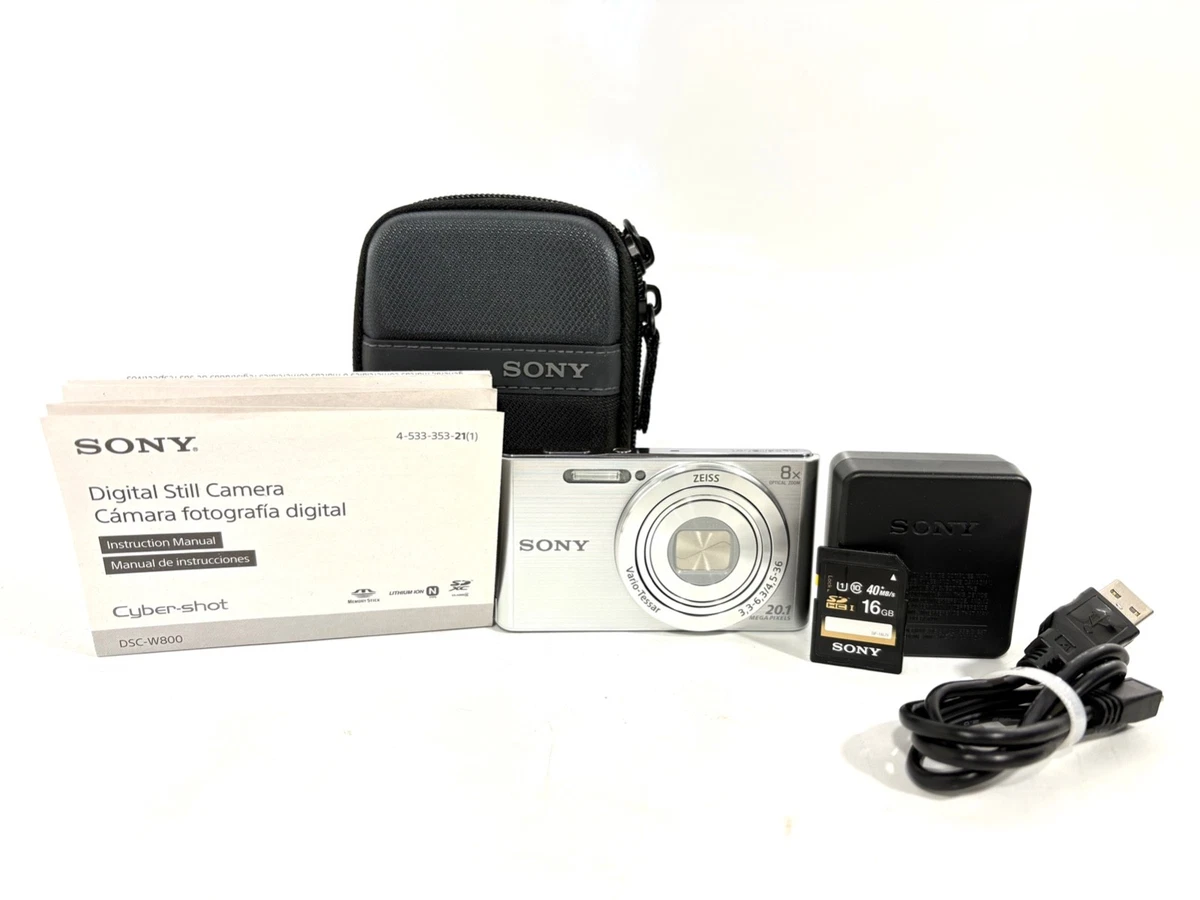 Sony Cyber-shot DSC-W830 5-9.9x Digital Zoom Digital Cameras for