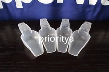 Tupperware Kitchen Tool Gadget Mini Classic Clear Canister Scoop Set of 4 New