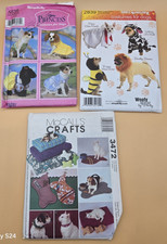 Lot of 3 Dog Sewing Patterns Costume Simplicity 5838 2839 McCalls 3472 Princess