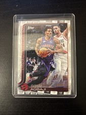 2025-26 Topps NBA Basketball Diamante Parallel Ochai Agbaji Raptors 247
