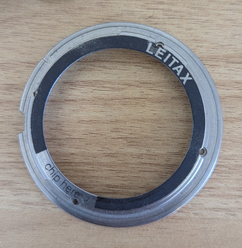 Leitax Contax C/Y to Canon EF adapter