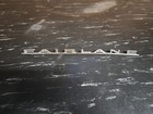 Vintage FORD Fairlane Side Panel Trunk Emblem Metal Badge Original