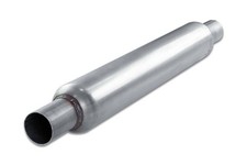 Street Pack- Sp3522st3.5 Straight Round Body Glasspack Muffler - 2 Center In Street Pack- Sp3522st3.5 Straight Round Body Glasspack Muffler - 2 Center In