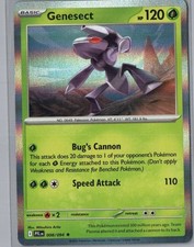 Genesect 008/094 Rare Phantasmal Flames Pokemon Holo Near Mint