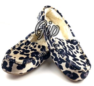 leopard print moccasin slippers