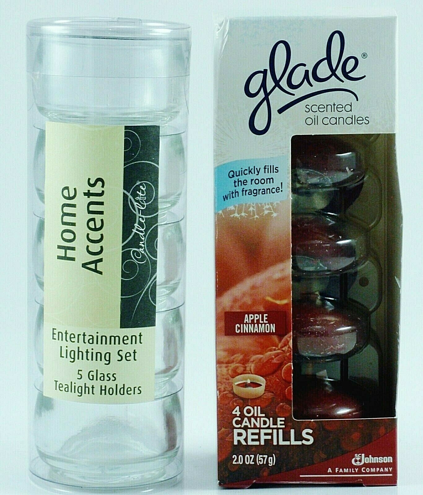 Candles Tea Lights 4 Glade Scented Oil Candles Holiday Collection Apple Cinnamon Scent 4 Holders Home Furniture Diy Tallergrafico Com Uy