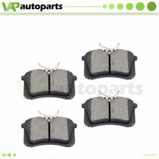 Rear Brake Ceramic Premium Pads Fits 1998-2010 Volkswagen Beetle 2000-05 Audi TT
