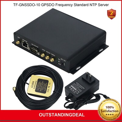 TF-GNSSDO-10 GPSDO Frequency Standard NTP Server with DOCXO & 32.8FT Antenna ot2