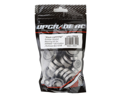 UpGrade RC Black Lightning Kugellager Set mit Gummidichtung für ARRMA 8S Kraton 