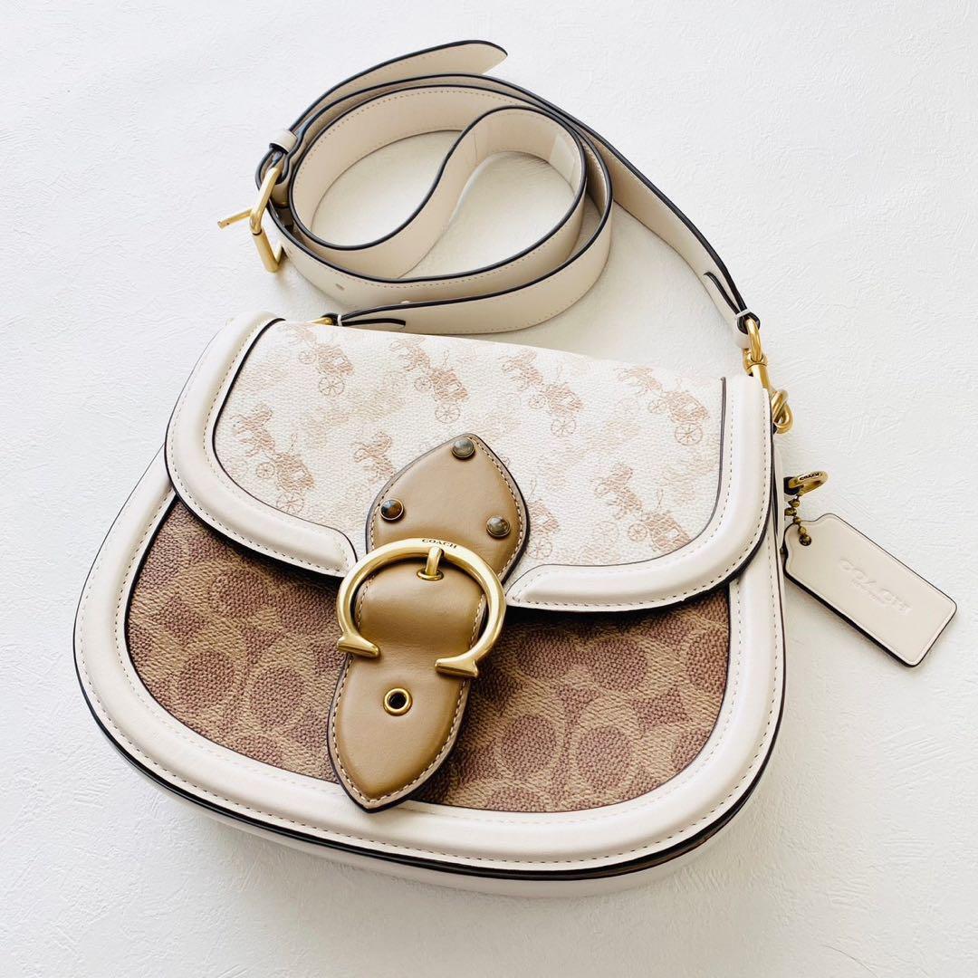 Coach beat saddle bag with horse and carriage Print N… Gem