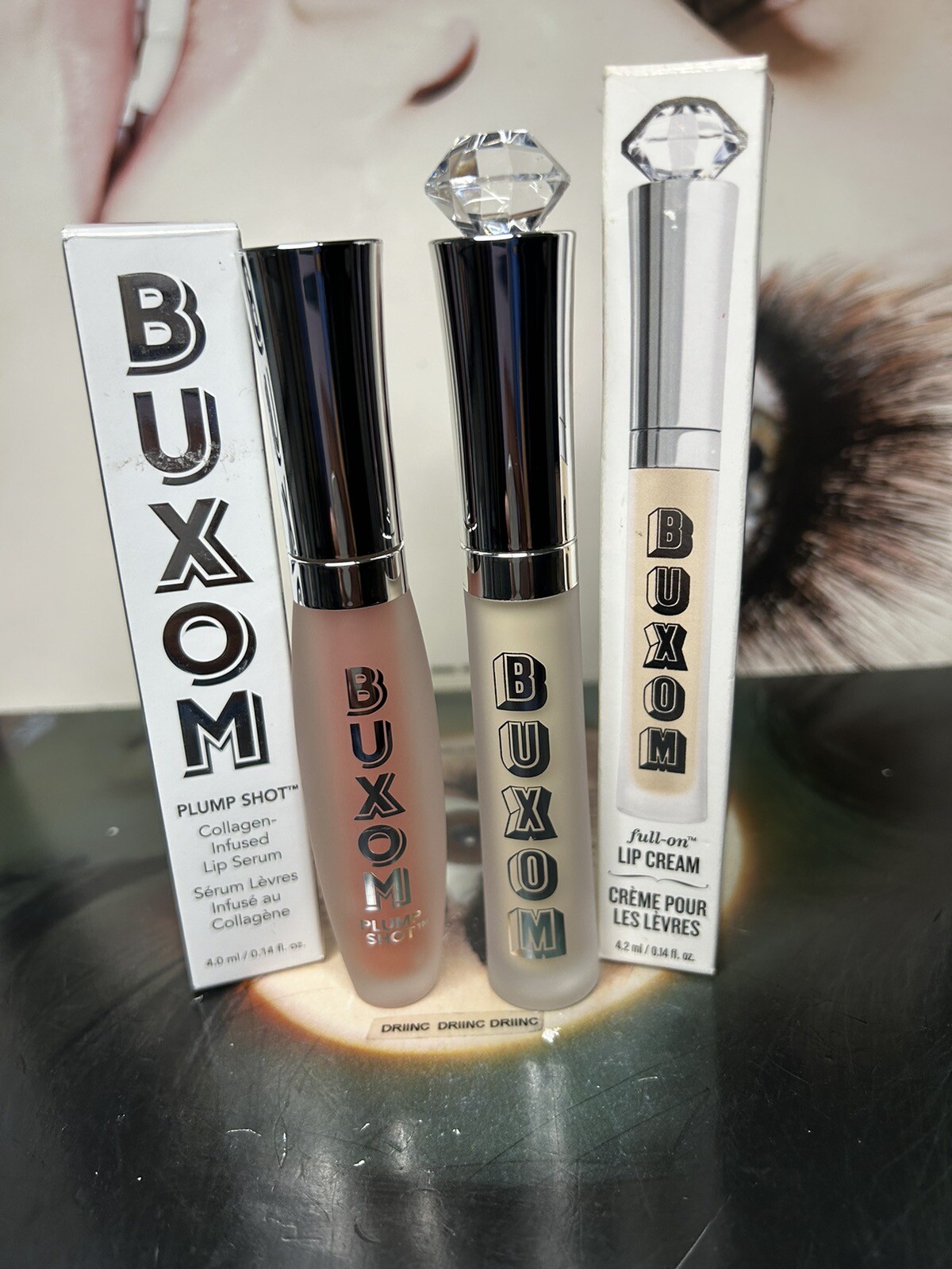NIB BUXOM FullOn Lip Cream GIN FIZZ & FLUSH Plump Shot Lip Serum eBay