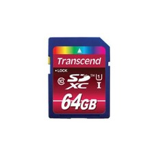 Transcend 64GB SDXC Class 10 UHS-1 Flash Memory Card Up to 60MB/s TS64GSDU1 