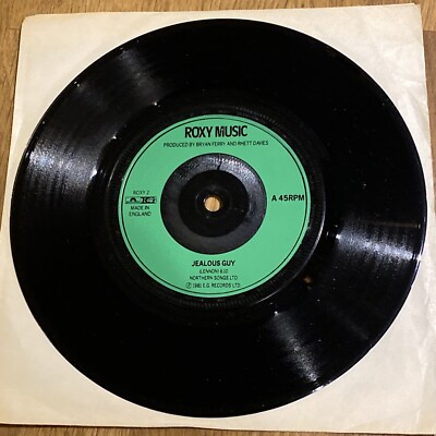 Roxy Music-Jealous Guy -Original 7  Vinyl Single   1981  Cat ROXY2 - VG