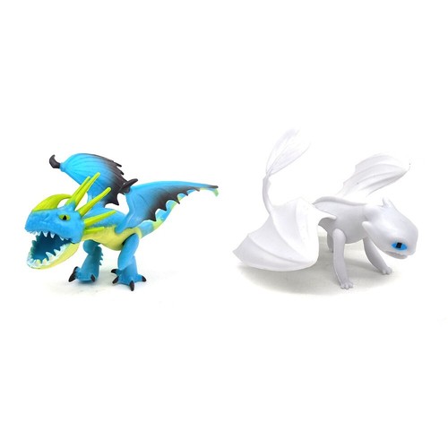 8Pcs How to Train Your Dragon Toothless Hiccup Light Fury Figure Decor Kids Toys - Picture 6 of 7