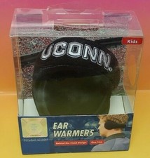 NCAA UCONN U Conn Huskies Kids Size Ear Warmers Ear Muffs Degrees By 180s NEW!